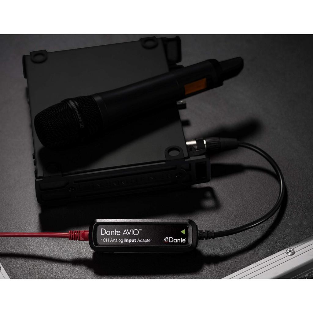 Audinate DANTE AVIO adapter wejścia analogowego 1 kanał ADP-DAI-AU-1×0