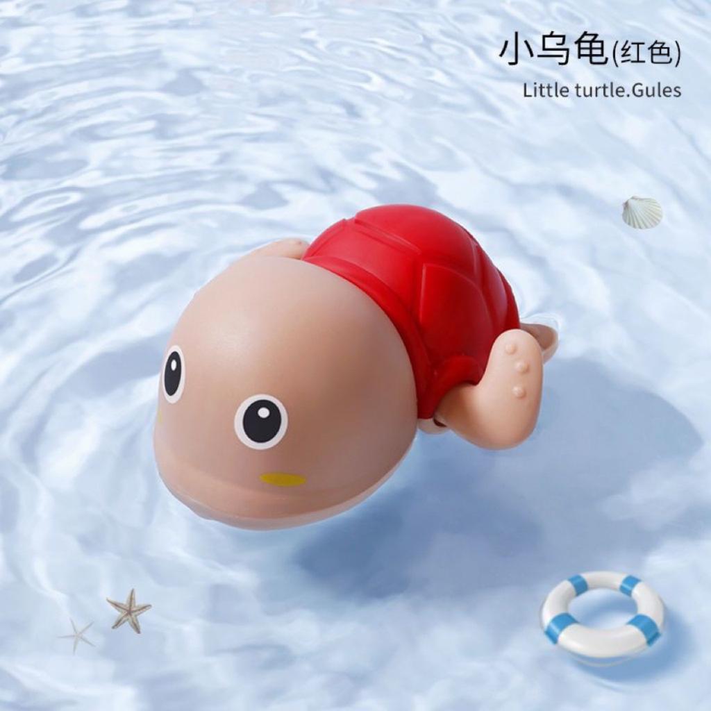 Baby Bath Toy Floating Turtle Water Toy for Infant Toddler Swimming Pool Bath Time Play Plastic Durable Safe Floating Toy