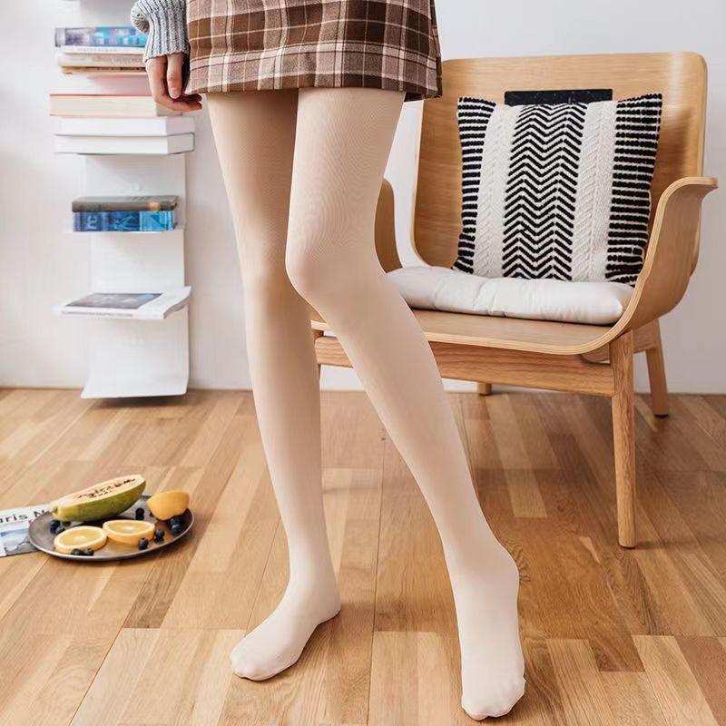60D Velvet Leggings Season Ladies 60D Leggings Pantyhose, Nine-Point Jumpsuit Anti-Hook