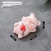 Creative Ceramic Pig Chopstick Rest and Pen Holder