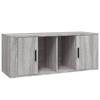 TV Cabinet Gray Sonoma 100 x 35 x 40 cm Engineered Wood