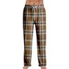 Stripe Pajama Pants Sleepwear Casual Drawstring Elastic Waist Pants Comfy Straight Yoga Loose Trousers