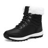 Women's Winter Suede Snow Boots, Thick Velvet Warm, Non-Slip Sole, Thick-Soled Cotton Boots