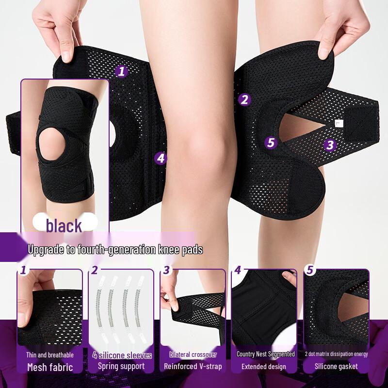 TULX Patella & Meniscus Knee Brace with Spring Support