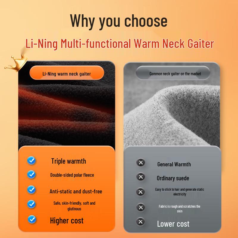 Li-Ning Thermal Cycling Balaclava & Neck Warmer