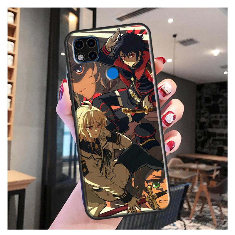 Anime Owari No Seraph Of The End Funda For Xiaomi Redmi Note 10S 9S 8T 9 Note 10 Pro Note 11 Pro Redmi 9C 9A 9T Soft Case