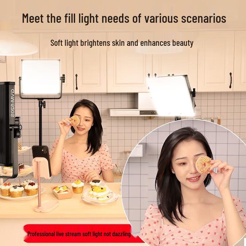 GVM Dual Color LED Video Panel Light