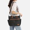 Women's Large Capacity Tote Bag Retro Student Crossbody Bag Canvas Shoulder Bag