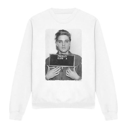 Elvis Presley Unisex Adult Army Mug Shot Sweatshirt