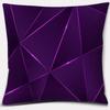 Purple Pattern Pillow Home Office Decoration Bedroom Sofa Car Cushion Cover