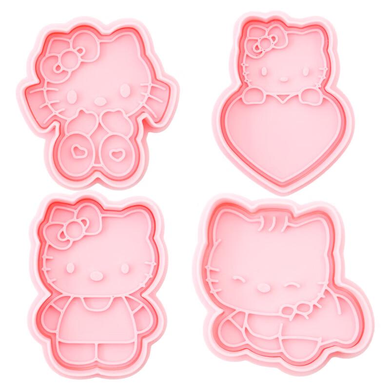Hello Kitty Heart Cookie Mold Set