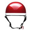 LEAD Cross Half Motorcycle Helmet Candy Free Fits CR-740 Red, Size, 57-60cm