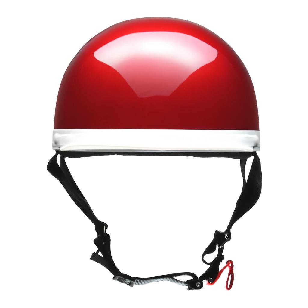 LEAD Cross Half Motorcycle Helmet Candy Free Fits CR-740 Red, Size, 57-60cm