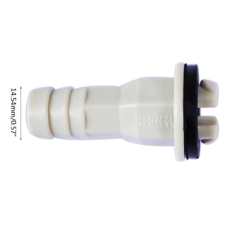 For MEDIA AC Hose Connector Elbow 17mm for w/ Rubber Ring No Leaking Higher Tigh