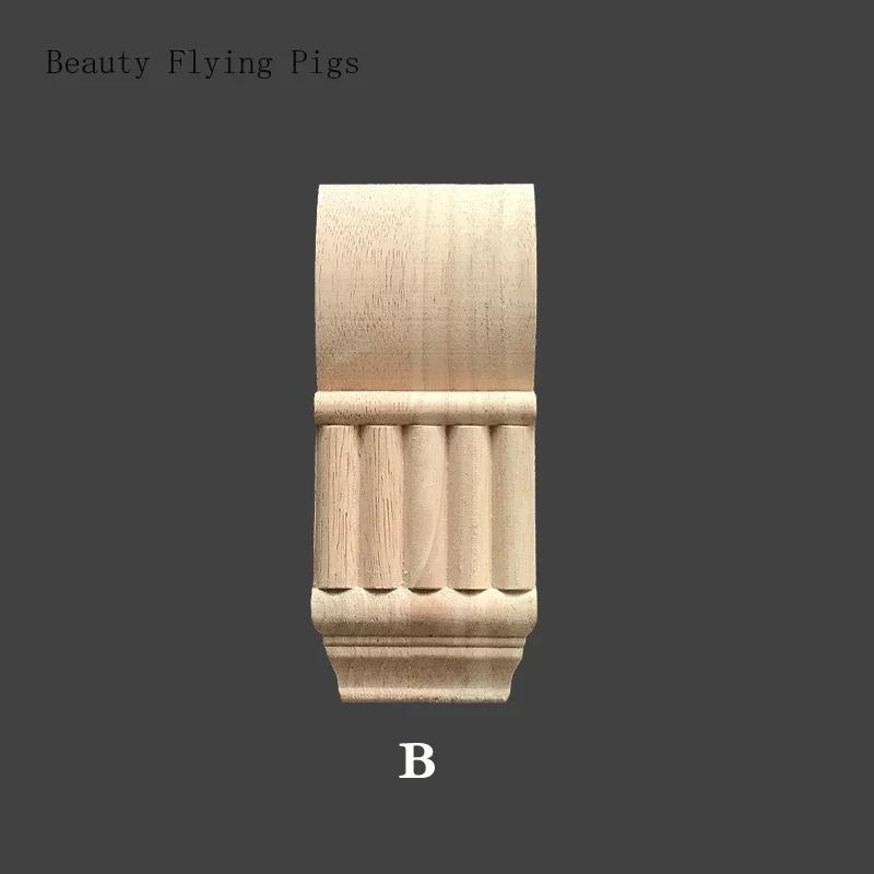 Dropshipping  classic Roman column solid carved carving decoration Chinese stud beam support beam furniture fireplace cabinet