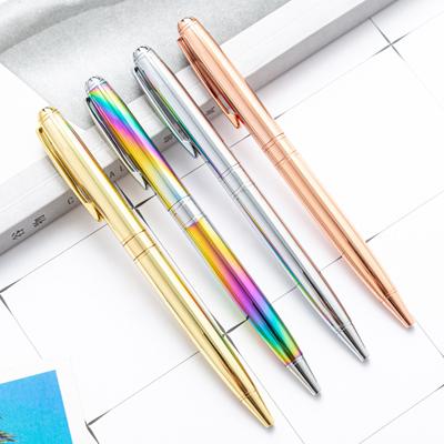 1 Piece Plating Ballpoint Wedding Metal Pen Office School Supplies Stationery Gift