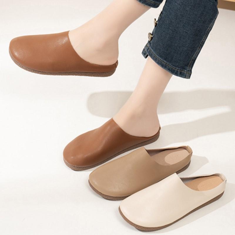 Gacimy Women Fashion Flat Slippers Summer New Outdoor Non-slip Beach Shoes Lady Casual Flat Shoes Comfort Soft Sole House Slides