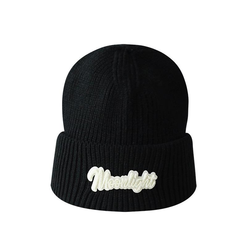 Knitted Hats for Men and Women Autumn and Winter Korean Version  Warm Ear Protection Woolen Hats  Trendy Brand Pullover Hats  Cold Hats