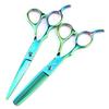 6.0" Multi-color Left-handed Straight & Thinning Shears
