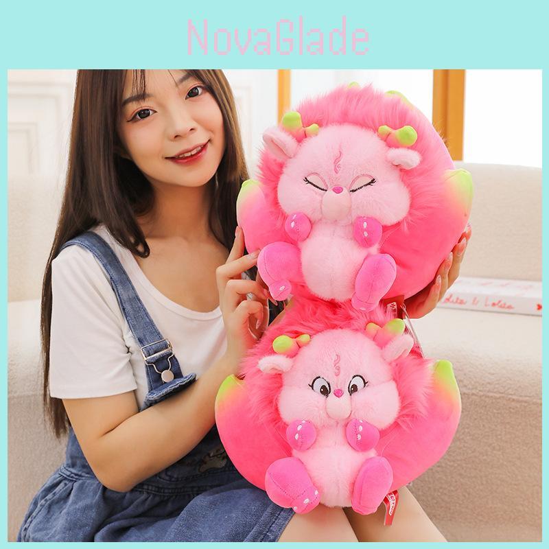 Entzückendes Drachenfrucht-Plüschtier für Kinder Weiches, beruhigendes Schlafkissen Geschenk