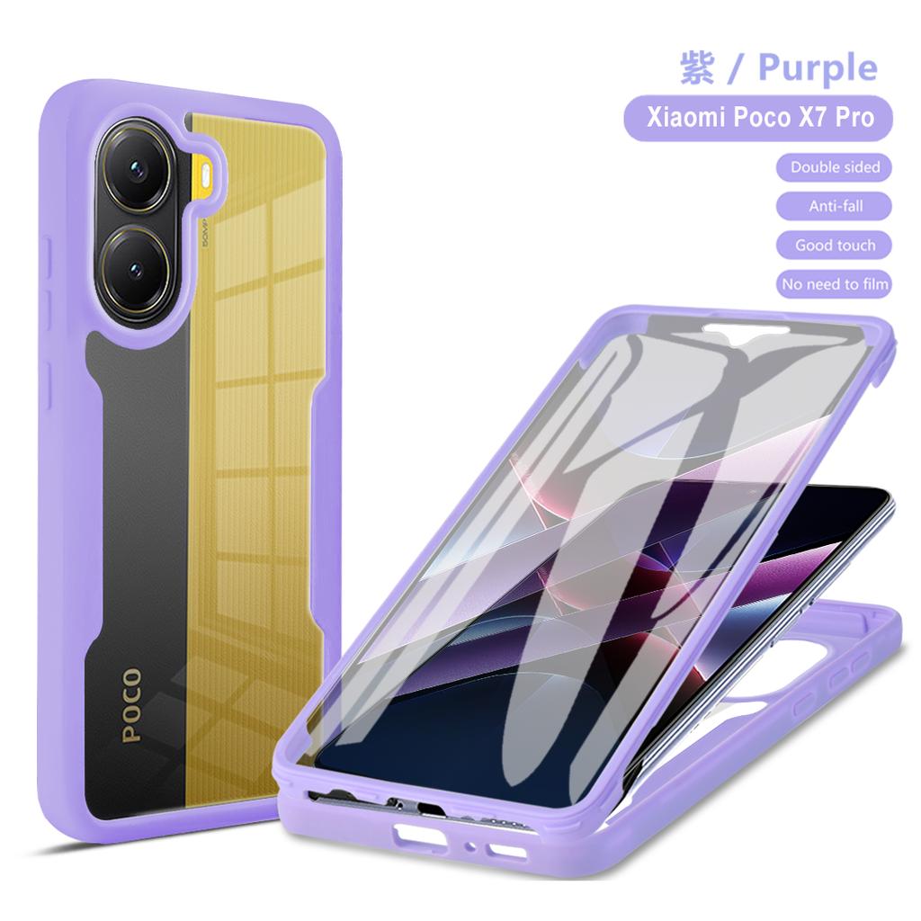 Full Body Protection Shockproof Case for Xiaomi Poco X7 Pro 5G Protective Cover Clear Fundas Coque Capa