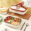 1200ml 304 Stainless Steel Bento Lunch Box With Soup Bowl Portable Sealed Food Container 4 Compartments Lunch Container