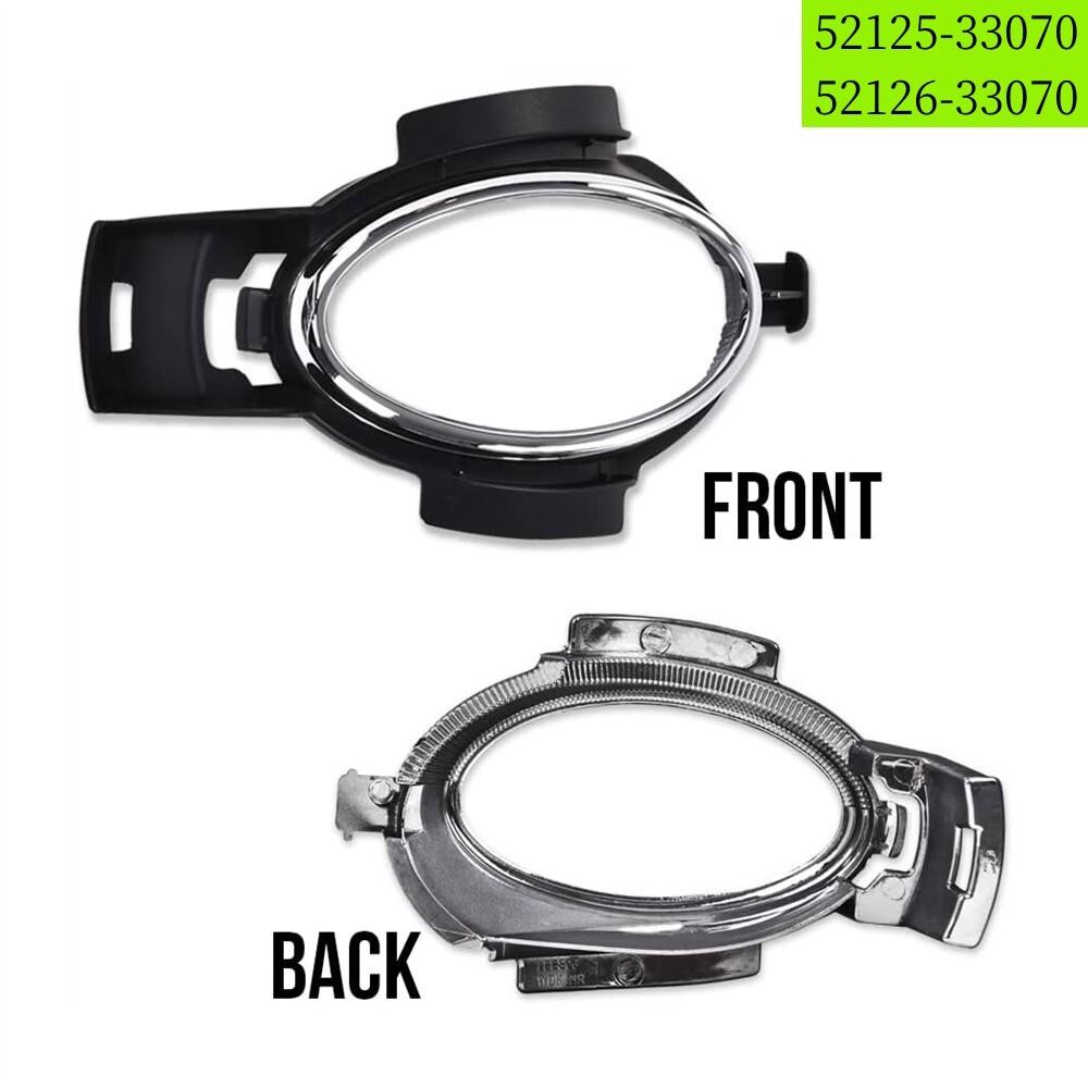 1Pair Driving Lamp Trim Fog Light Bezel Left+Right For Lexus ES350 2007-2009