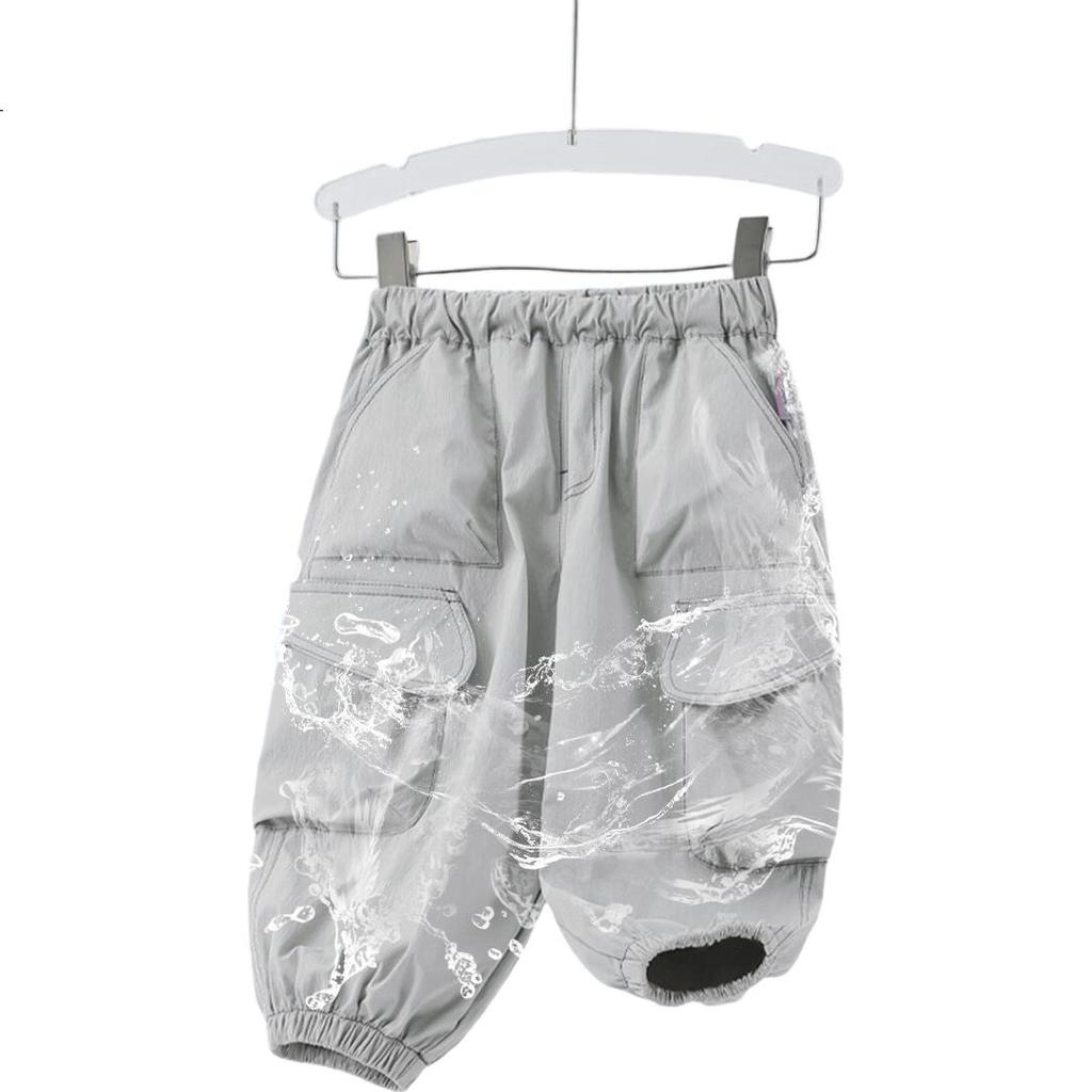 Ciciibear [Waterproof Cool-Feeling Splash Pants], Ciciibear Baby Cargo Pants Spring And Autumn Style, Boys' Trousers, Children's Casual Pants 2024