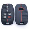 Car Remote Key Case Cover Fob Shell For Kia New Sedona Grand Carnival Snugly Sorento L580 Doule Carnival 6 Buttons Accessories