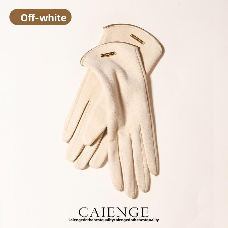 

Meier Women s winter gloves - touchscreen compatible, suede fleece lined, warm and cold weather protection One size fits all
