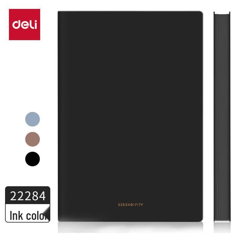 Deli A5 Skin-Feel PU Business Notebook