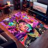 1pc Juice WRLD Print Area Rug - Soft, Washable Non-Slip Indoor Mat for Office Chairs, Living Room, Home Office Decorative Rug
