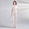 Women's Short-Sleeve Professional Suit Set