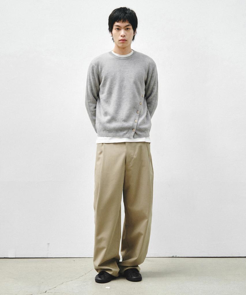 INTEMPOMOOD Long Pleated Chino Pants: 3 Colors