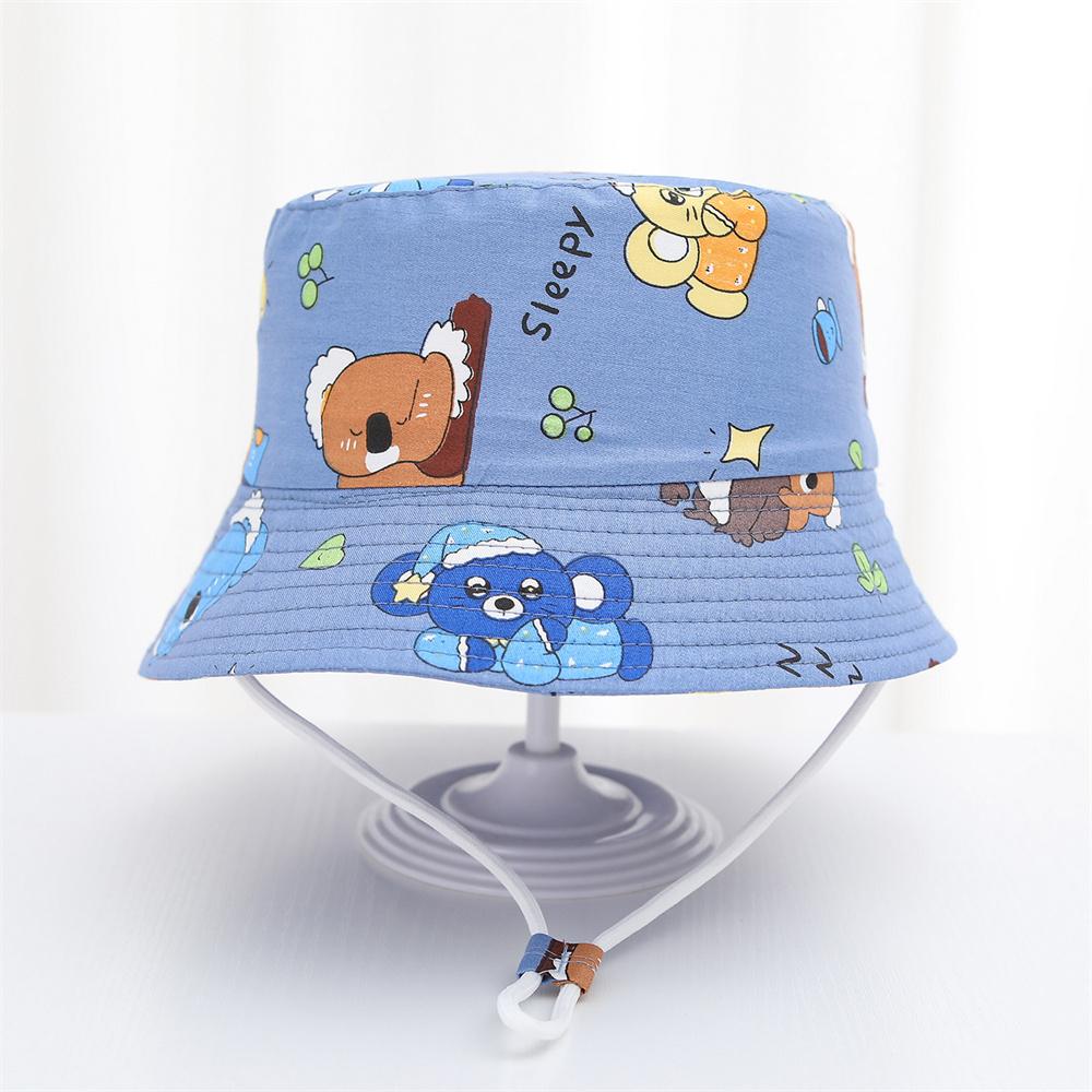 New Panama Summer Baby Sun Hat for Girls and Boys Cartoon Beach Sun Cap Fisherman's Hat for Kids Autumn Outdoor Baby Bucket Hat