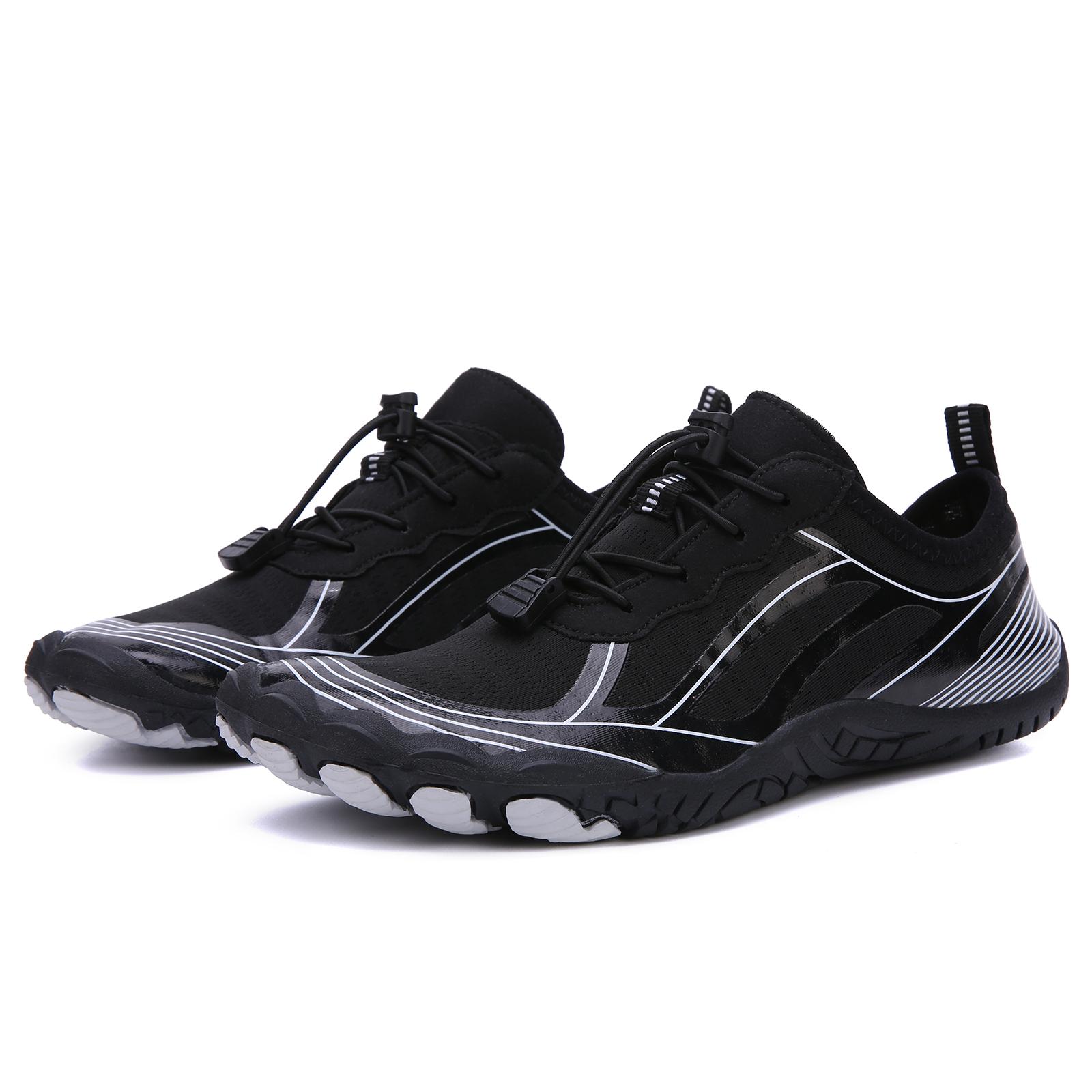 

Модные мужские и женские босоножки для воды, пляжная обувь, быстросохнущие спортивные сандалии для верховой езды, легкие сандалии для спортзала, удобные кроссовки для пар 46 чёрный