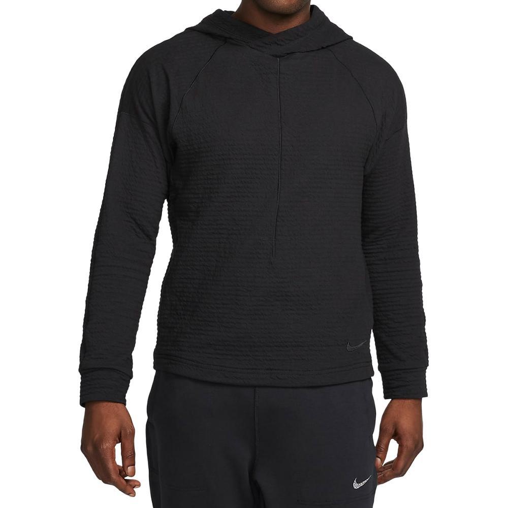 Nike T-shirt YOGA DRI-FIT a maniche lunghe 'Nero' da uomo DV9876-010