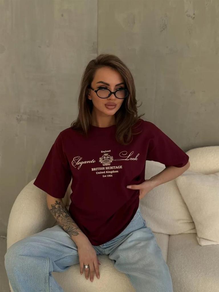 Trendy Oversized Printed Tee: 100% Loose Short Sleeve, Versatile European & American Style