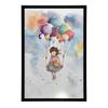 Balloon Lightness Balloon Lightness, 30X40 Cm, White Wooden Frame, 230 Gsm Matte Paper