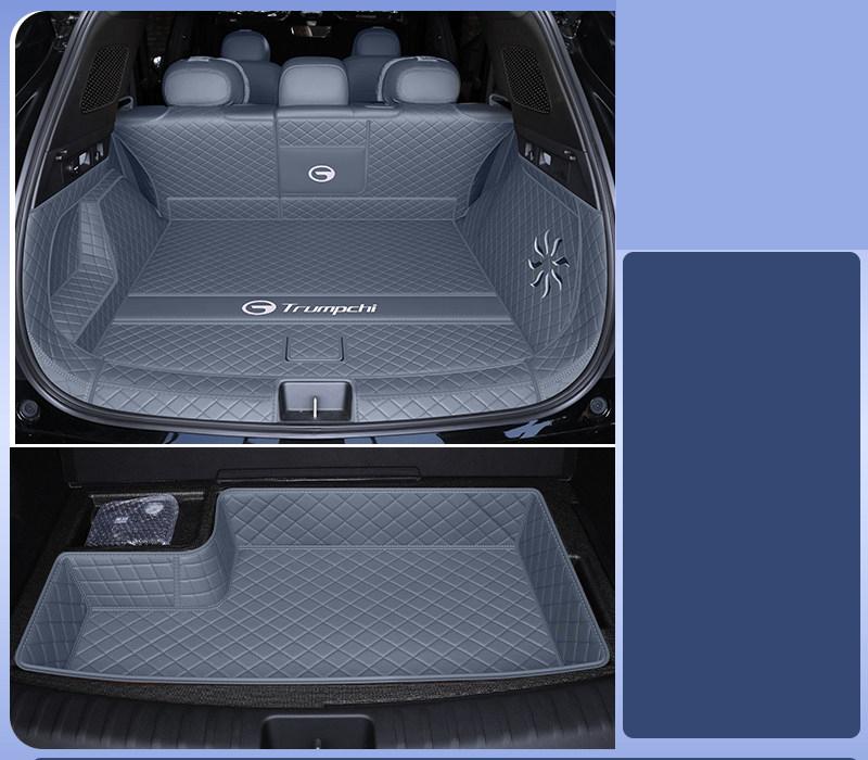For Trumpchi GAC S7 2025 2026 Car Styling Fully Enclosed Trunk Pad Leather Trunk Mat Backrest Pad Auto Modification Accessories