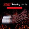 20Pcs Rotatable Fishing Rod Tip Wire Set 1.0MM 1.6MM Reliable Durable Accessories for Freshwater Saltwater Repair