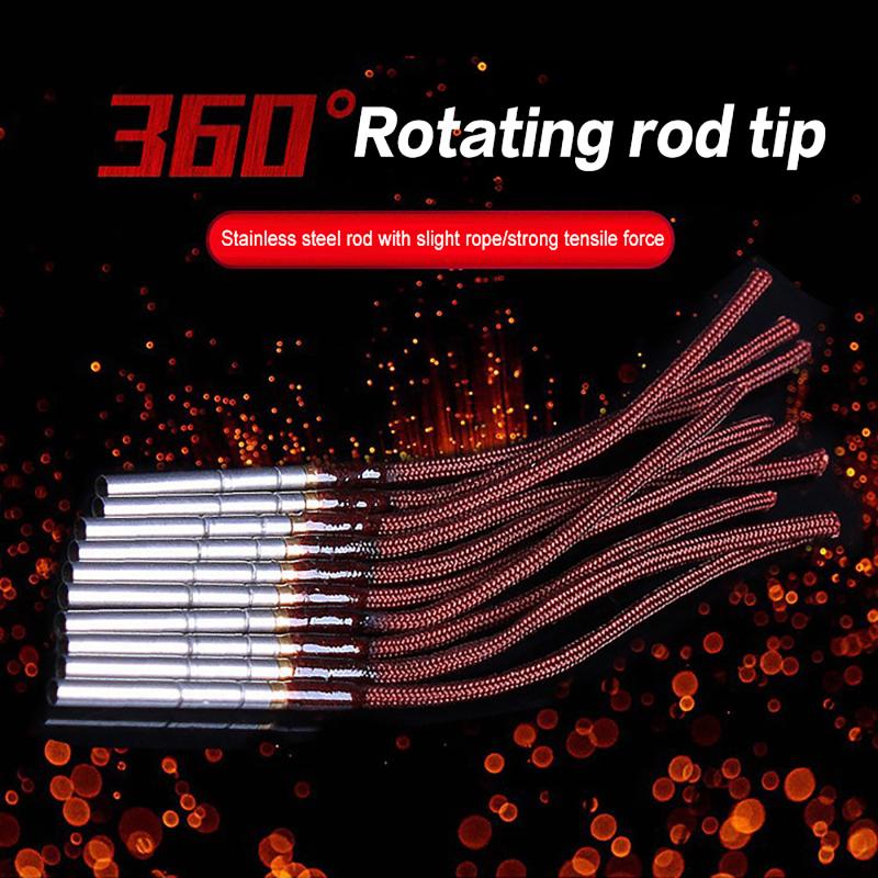 20Pcs Rotatable Fishing Rod Tip Wire Set 1.0MM 1.6MM Reliable Durable Accessories for Freshwater Saltwater Repair