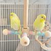 Rotating Bird Perch Stand Toy Parrot Rotating Windmill Perch Playing Stand Suitable for Indoor Bird Toys