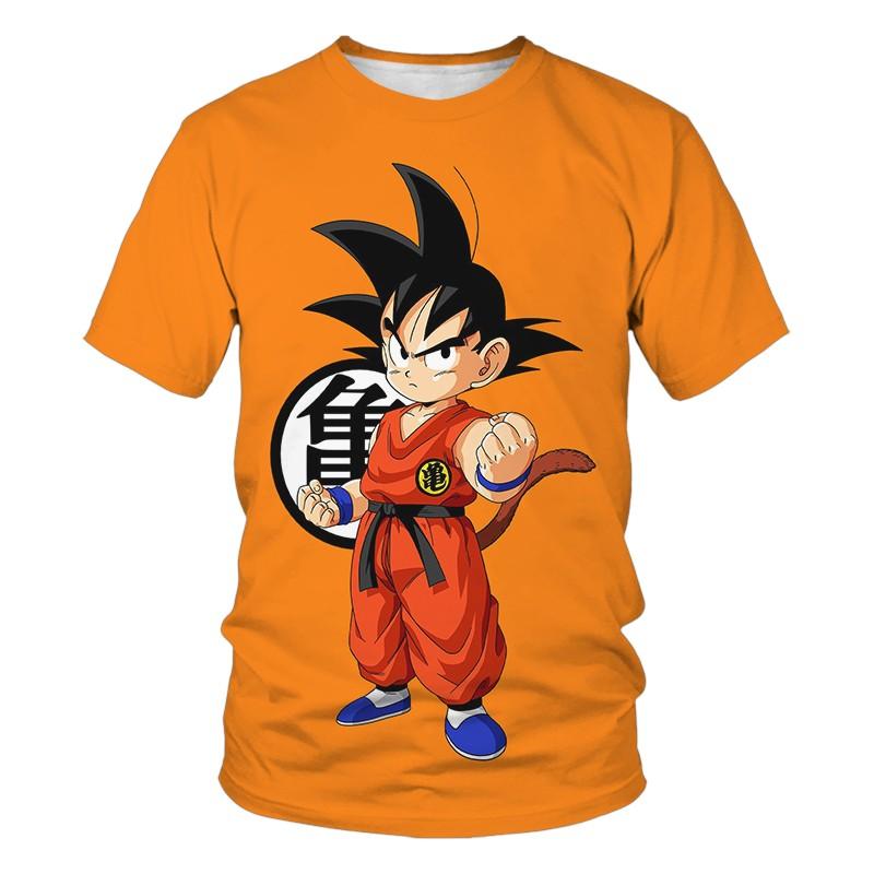 Men Clothes Dragon Ball Z T-shirt Oversized T Shirt Anime Dragon Ball T-shirts Son Goku Tops Super Saiyan Tee Boys Clothing