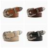 Pin Buckle Women Belt Punk PU Leather Waistbands Fashion Retro Waist Belt  Party