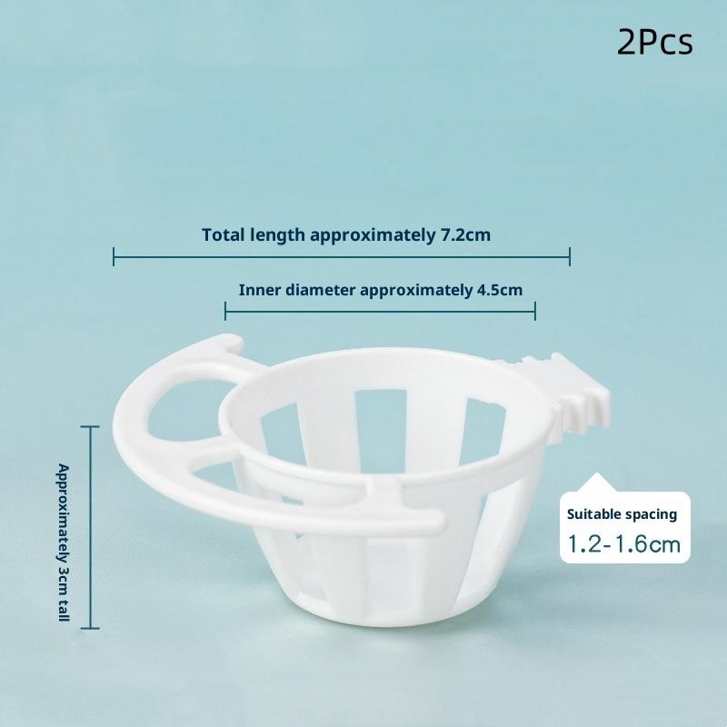 2/5Pcs Bird Parrot Feeder Cage Fruit Vegetable Holder Cage Accessories Hanging Basket Container Pet Parrot Feeder Cage Supplies