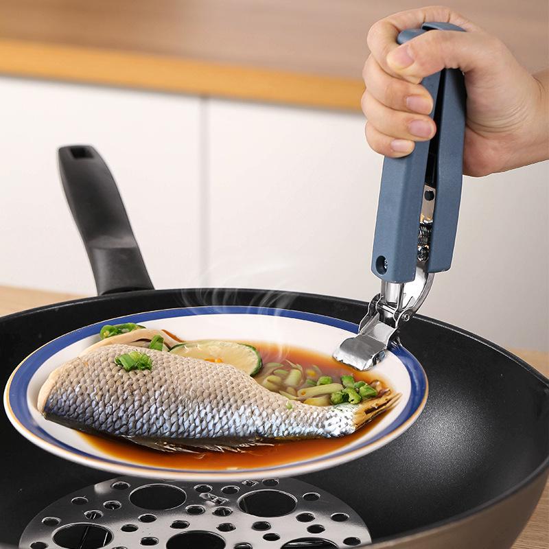 Anti-Scald Non-Slip Bowl and Plate Lifting Clip for Safe Handling