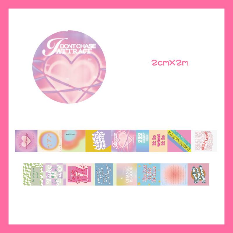 Beautiful Wash Tape Flower Plant Japanese Masking Adhesive Tape Decors Scrap Booking Sticker Label