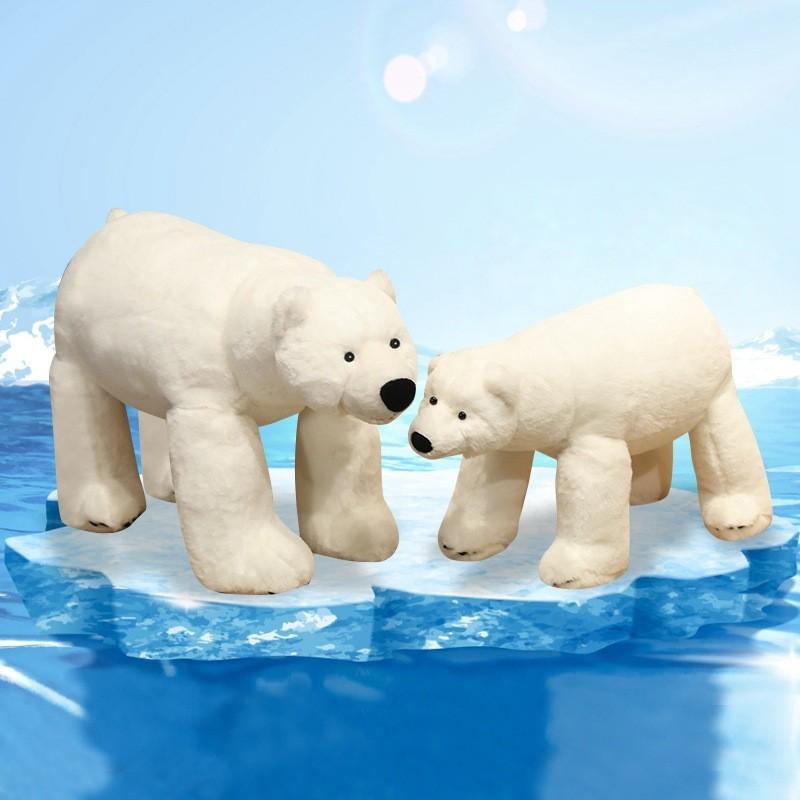 Cute Arctic Bear Plush Doll Perfect Soft For Room Decoration And Gifts Children