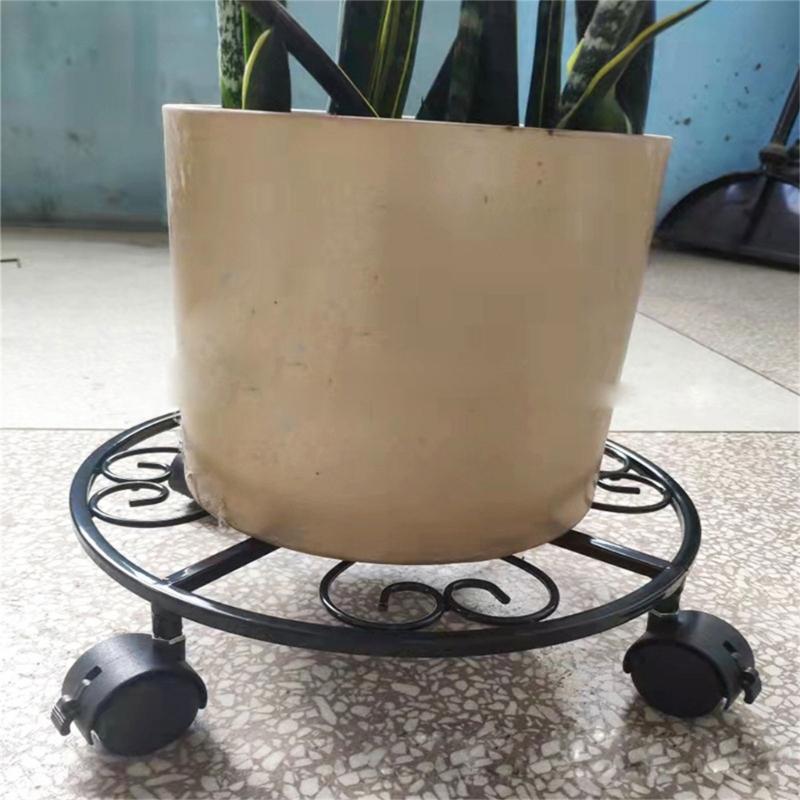 Plant Stand with Wheels Heavy Duty Plant Stand with Universal Wheels Round Pots Trolley for Indoor Outdoor Plant